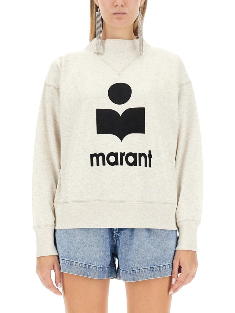melange sand cotton blend moby sweatshirt by Selfnex