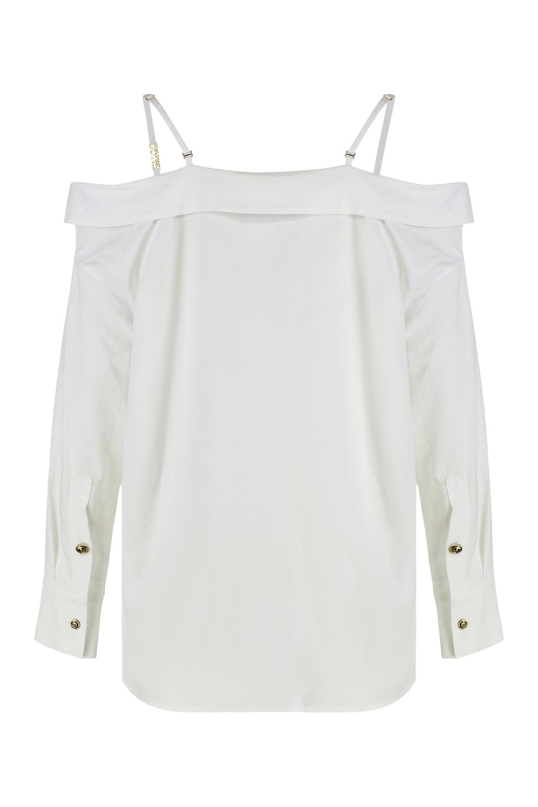 off-shoulders shirt by Selfnex