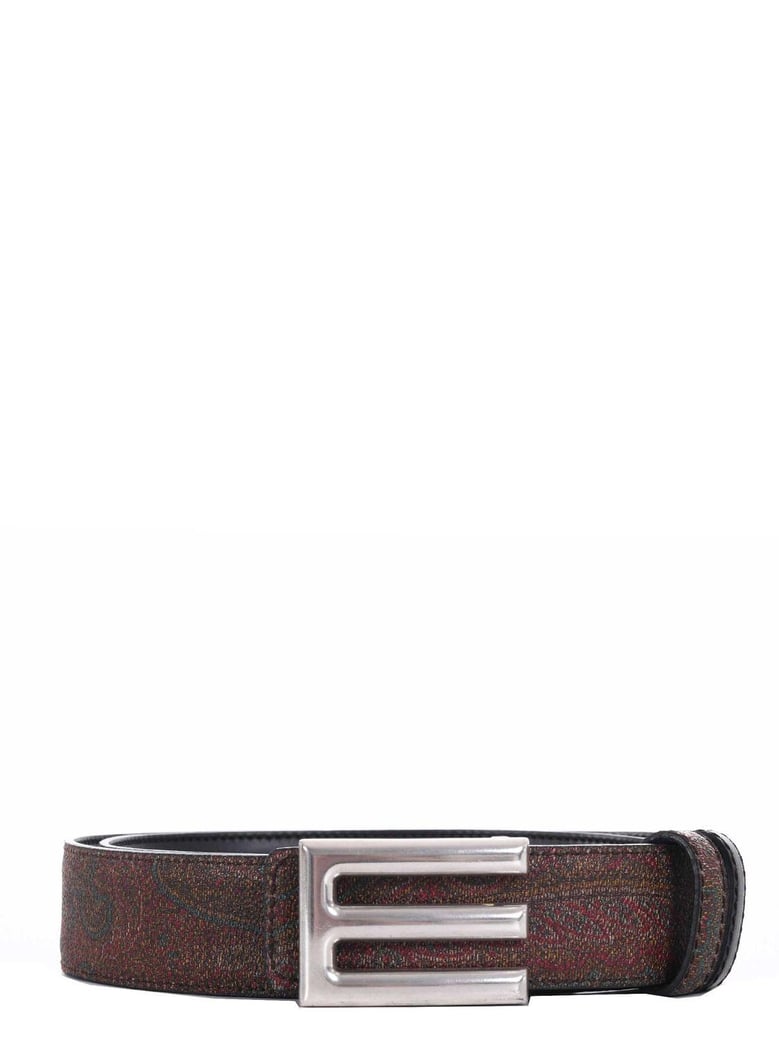 reversible logo belt arnica and lea by Selfnex