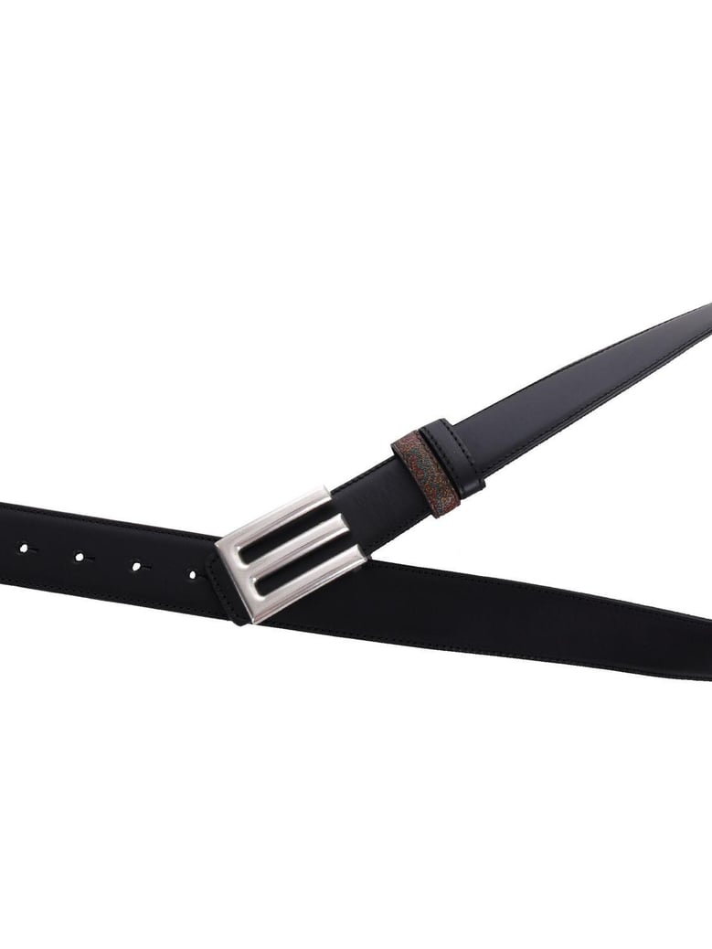 reversible logo belt arnica and lea by Selfnex