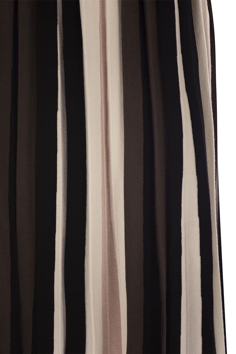 pleiadi - pleated viscose skirt by Selfnex
