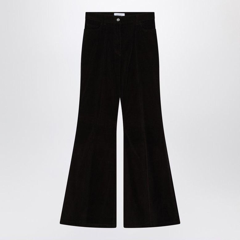 espresso flared pants by Selfnex
