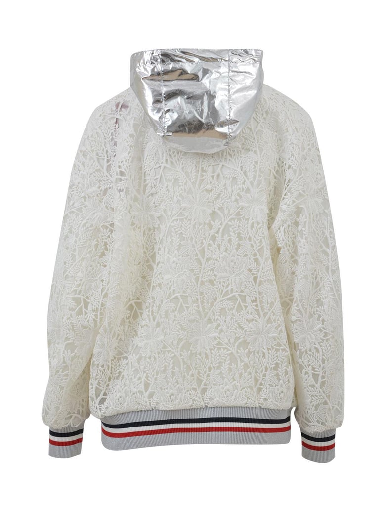 gamme rouge macramé jacket by Selfnex