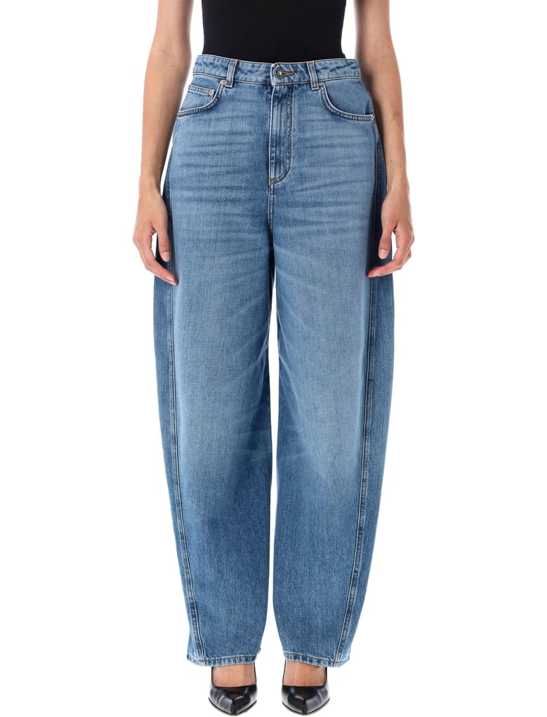 cocoon logo-patch jeans by Selfnex