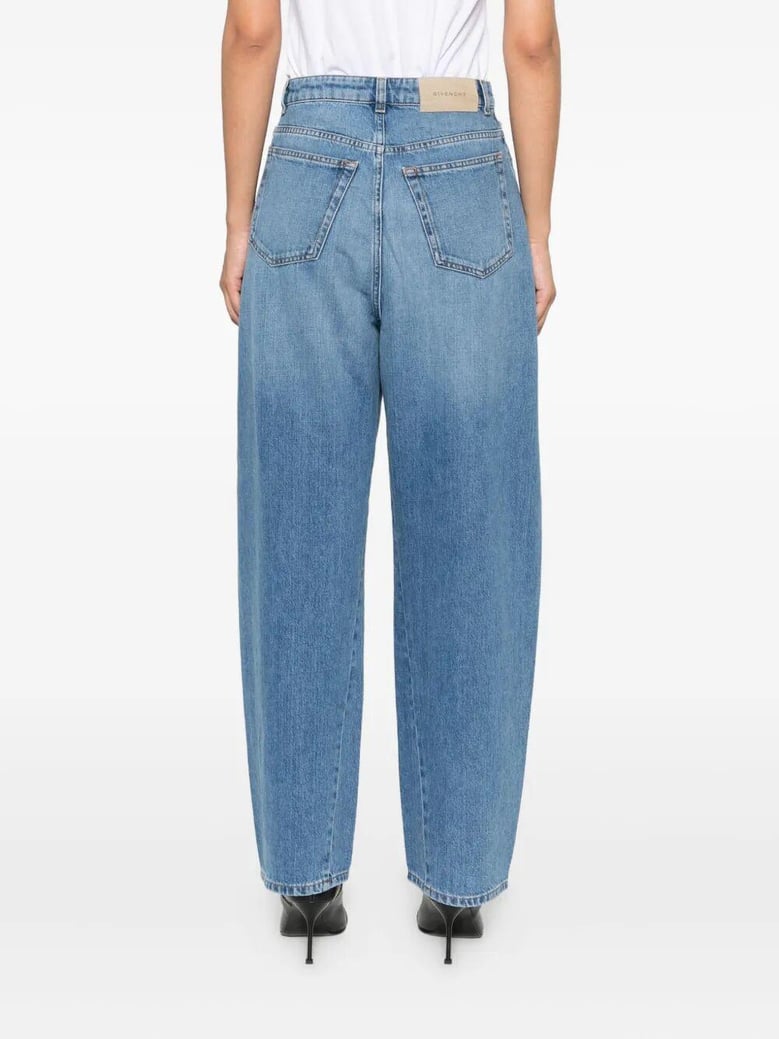 cocoon logo-patch jeans by Selfnex