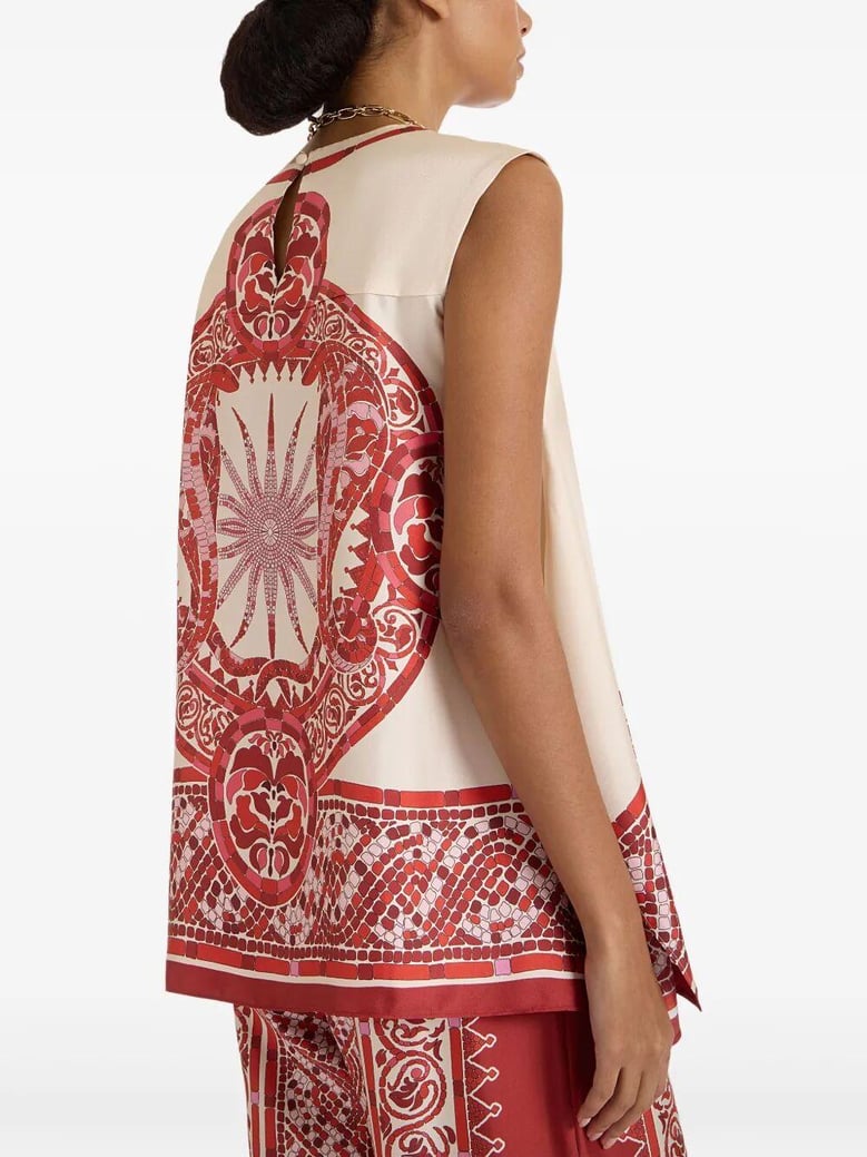san carlo top sleeveless shirt by Selfnex