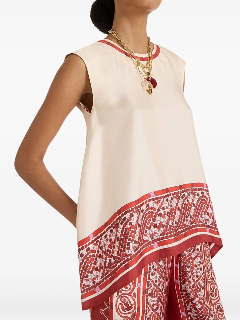 san carlo top sleeveless shirt by Selfnex