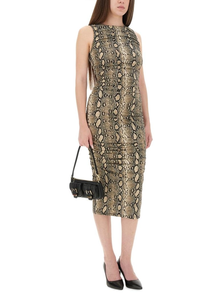 powder recycled viscose dresses by Selfnex