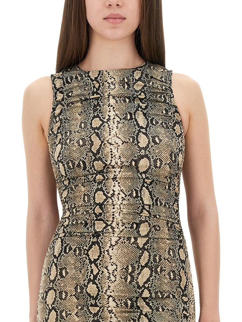 powder recycled viscose dresses by Selfnex