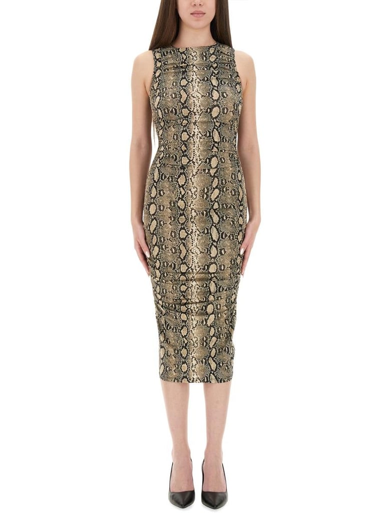 powder recycled viscose dresses by Selfnex