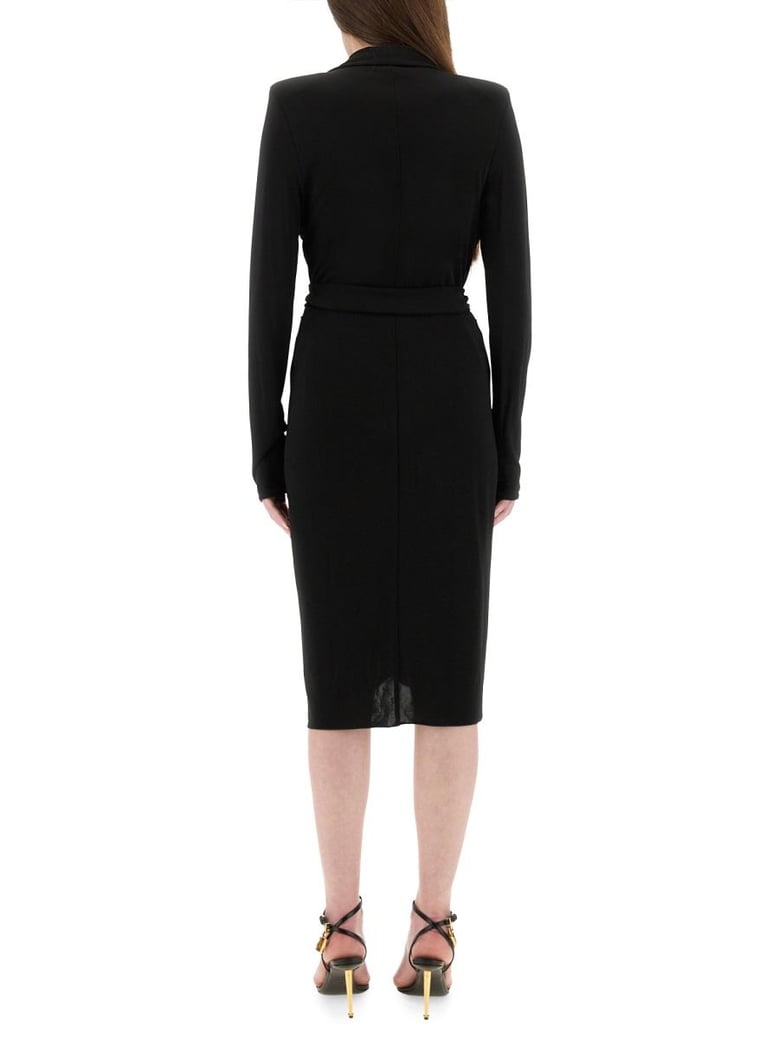 black viscose dresses by Selfnex