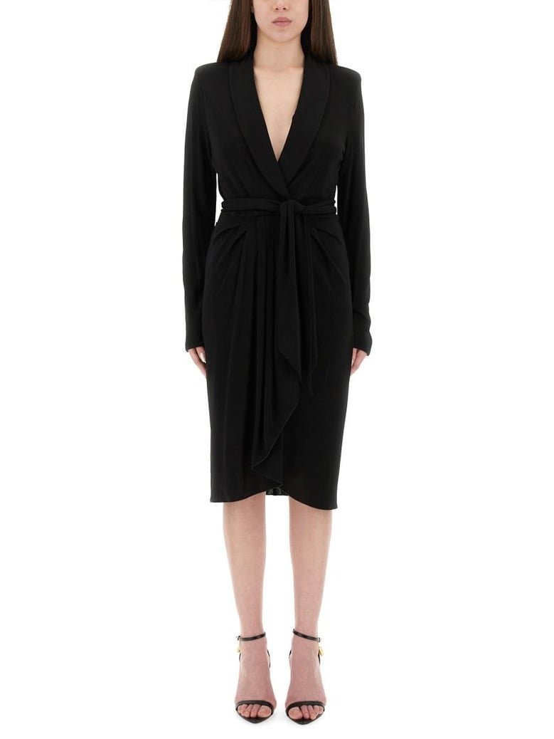 black viscose dresses by Selfnex