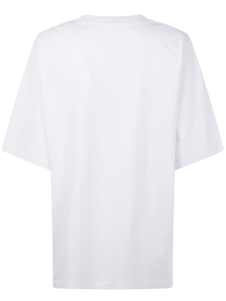 white cotton knit t-shirts by Selfnex