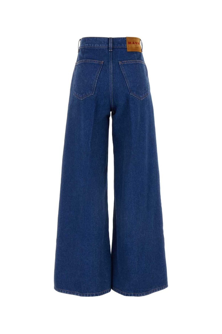 blue cotton trousers by Selfnex