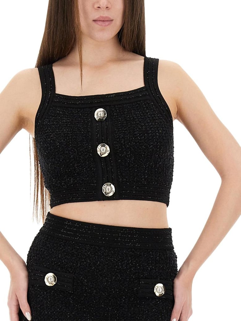 black viscose cotton tops by Selfnex