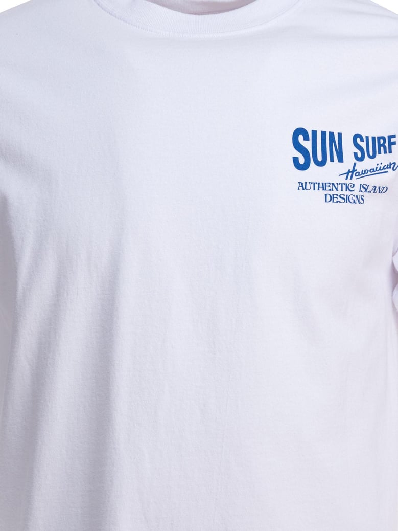 white cotton t-shirt by Selfnex