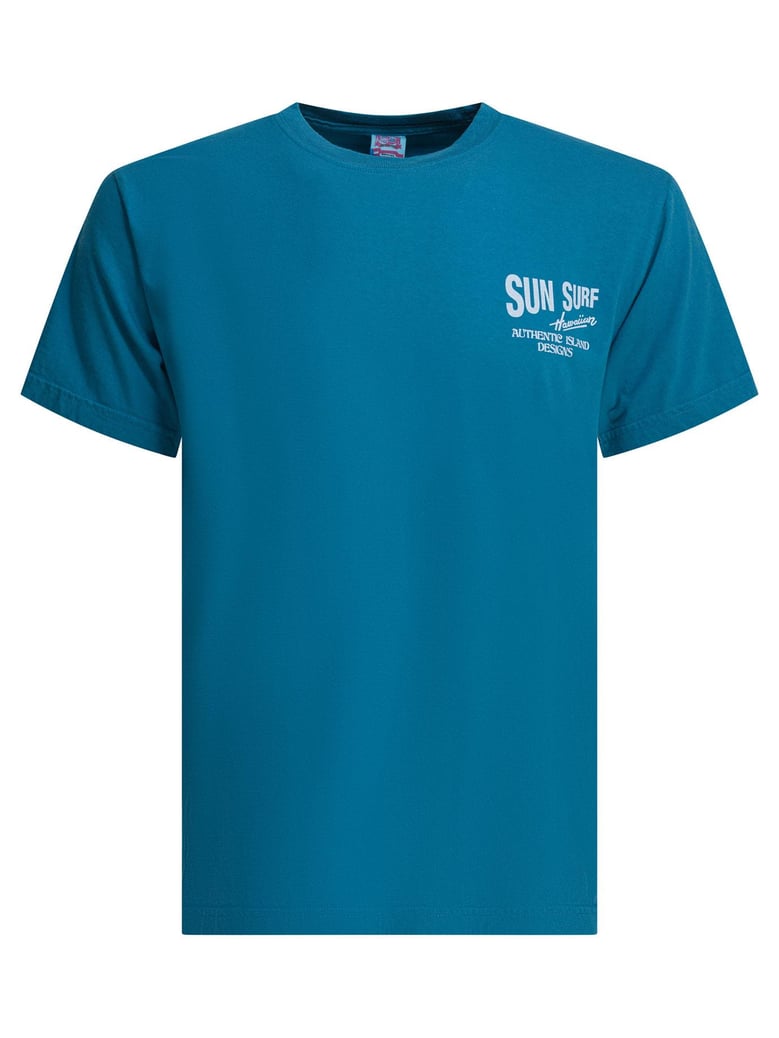 blue cotton t-shirt by Selfnex