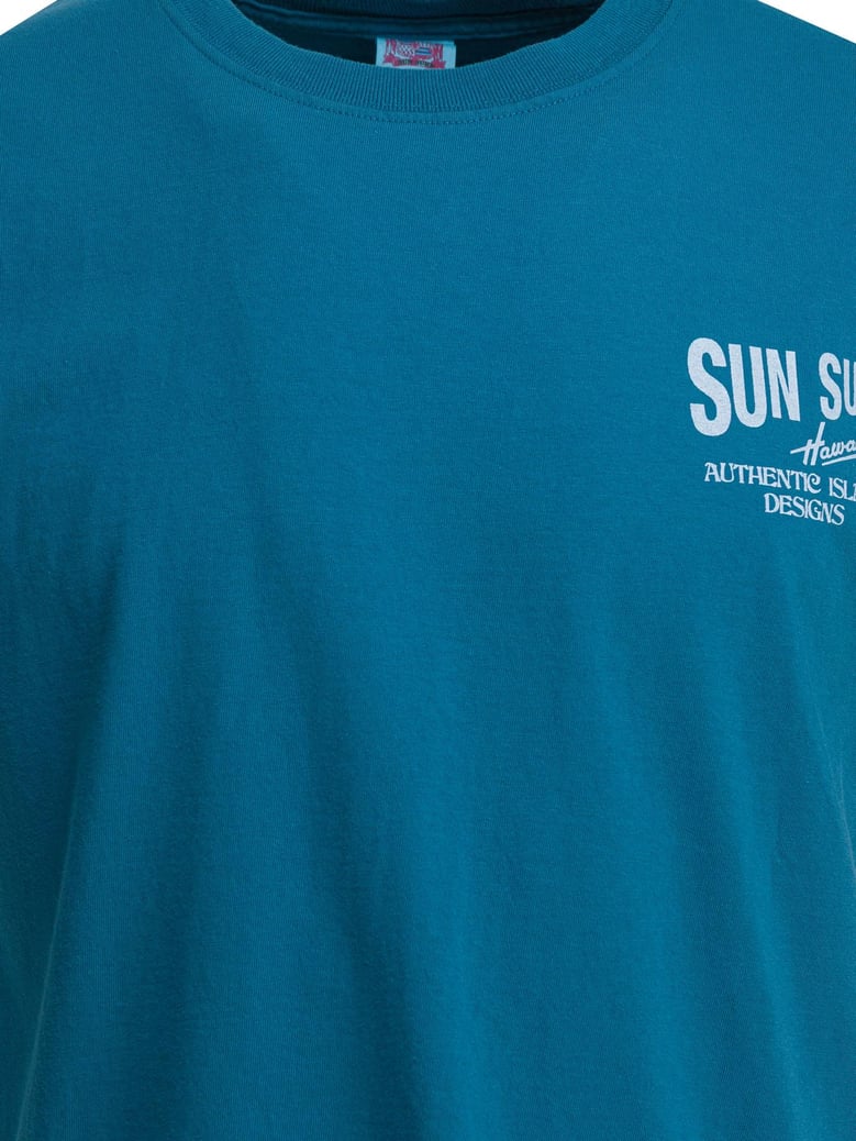 blue cotton t-shirt by Selfnex