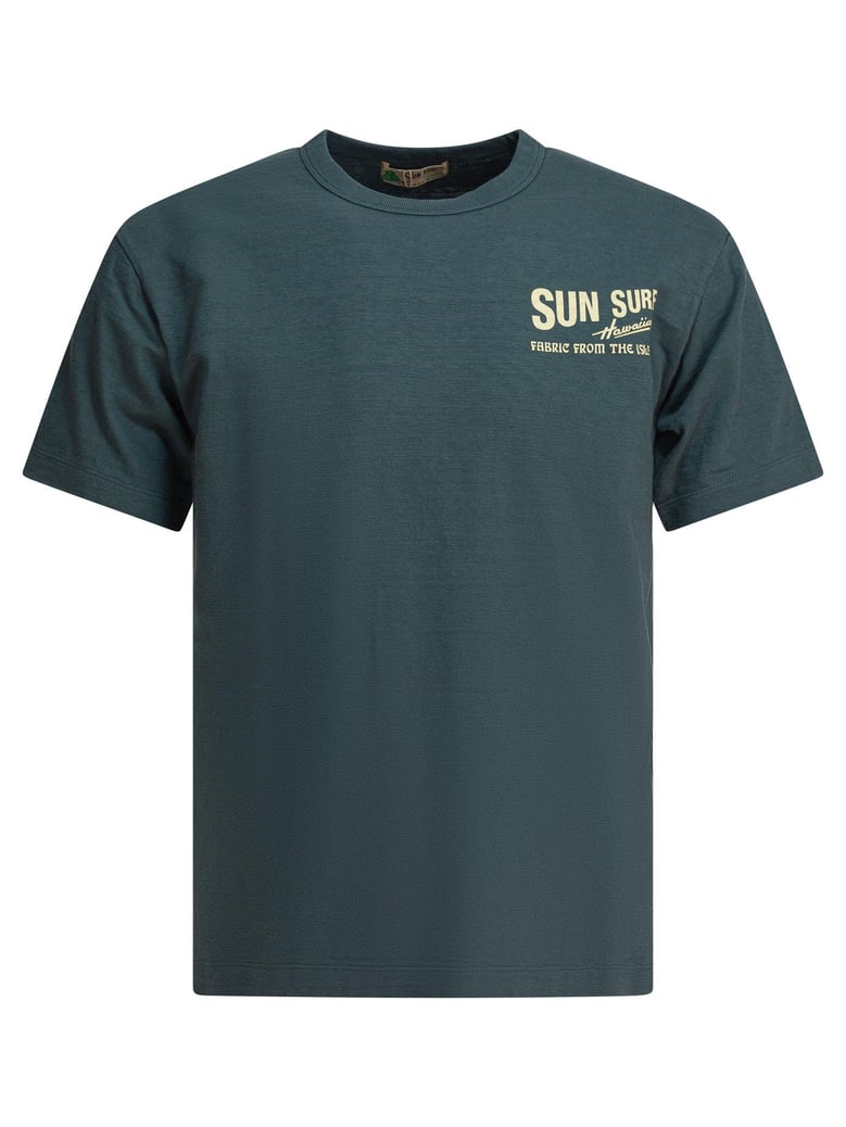 green cotton t-shirt by Selfnex