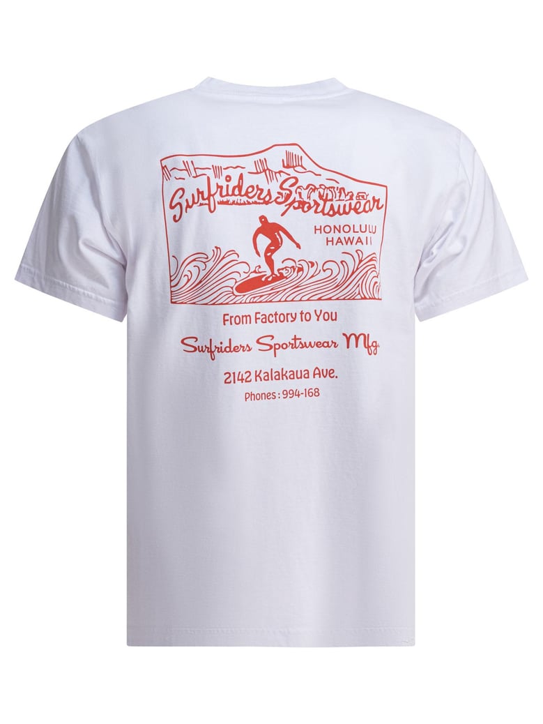 white cotton t-shirt by Selfnex