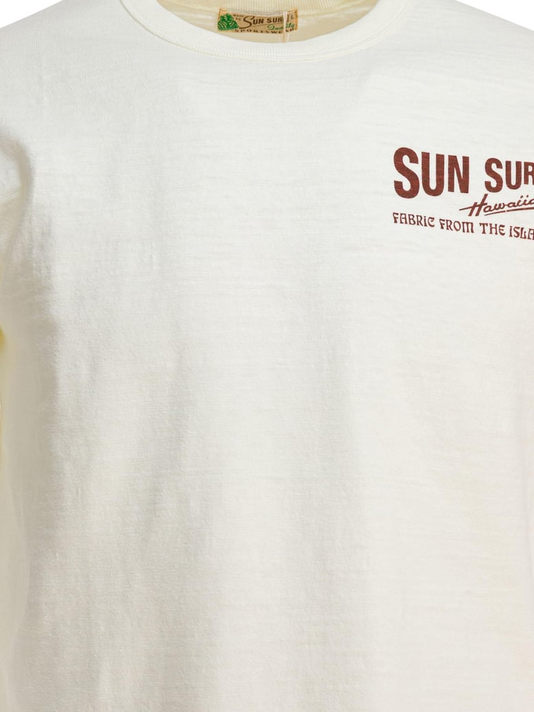beige cotton t-shirt by Selfnex