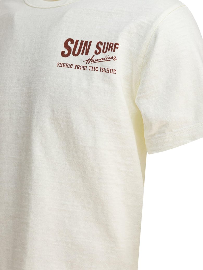 beige cotton t-shirt by Selfnex