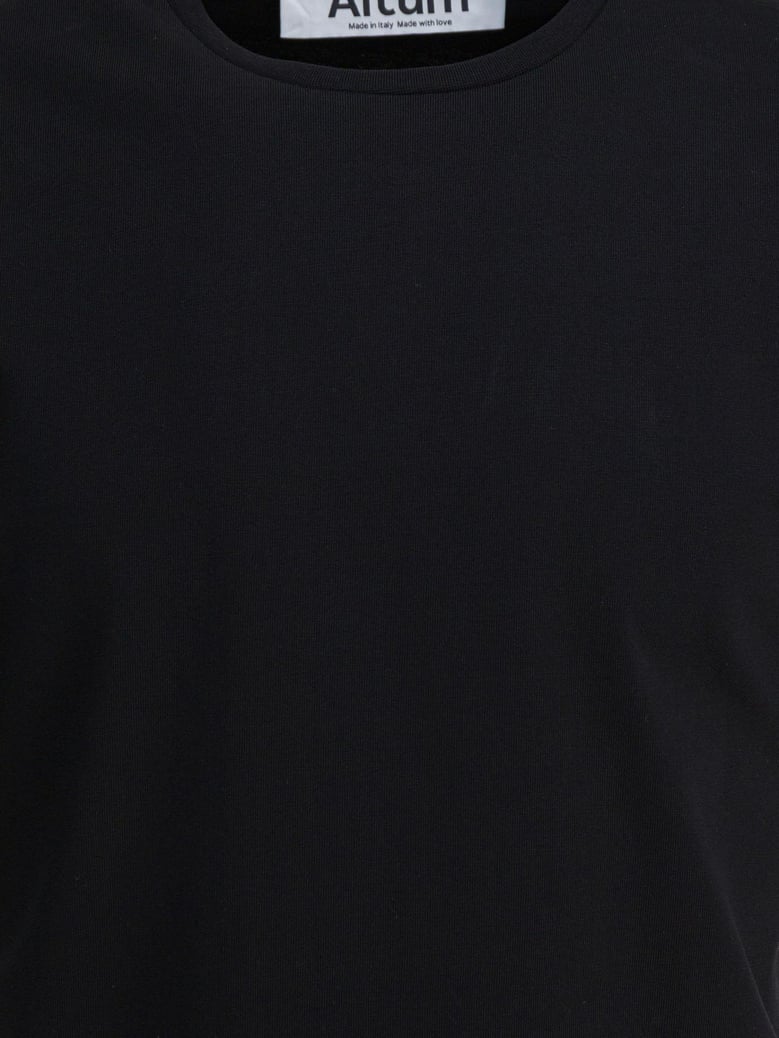 black cotton t-shirt by Selfnex