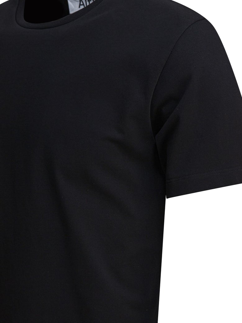 black cotton t-shirt by Selfnex