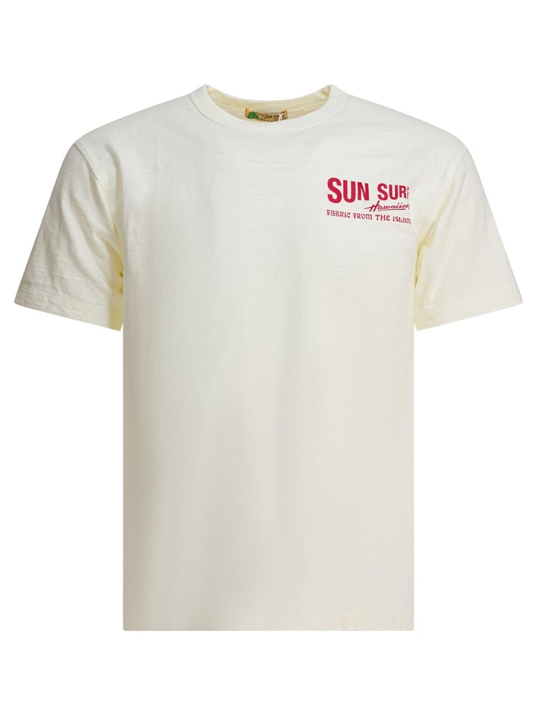 beige cotton t-shirt by Selfnex