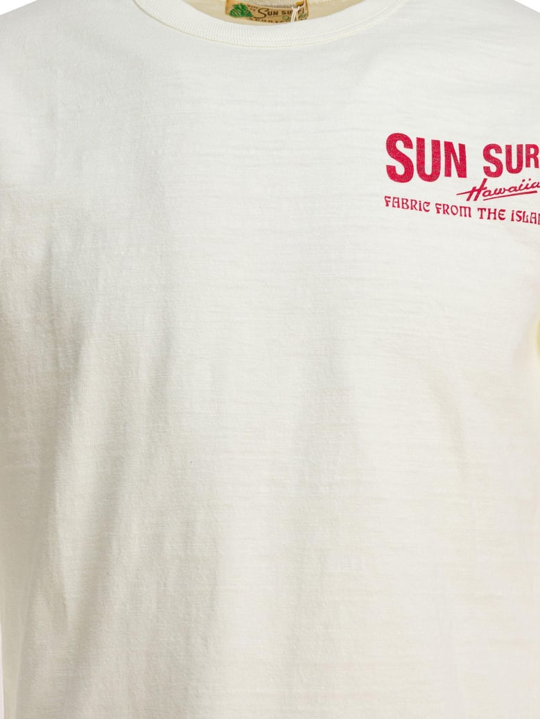 beige cotton t-shirt by Selfnex