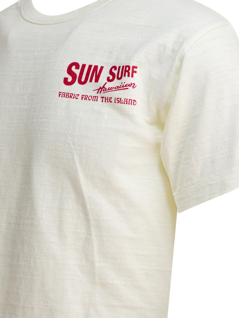beige cotton t-shirt by Selfnex