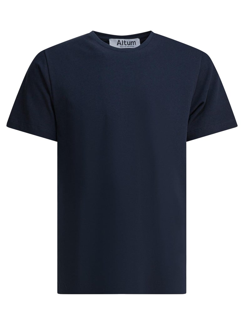 blue cotton t-shirt by Selfnex