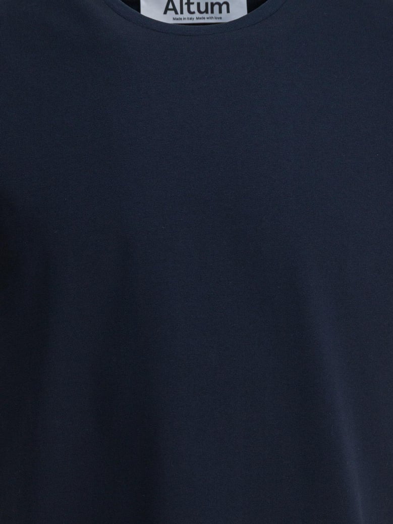blue cotton t-shirt by Selfnex