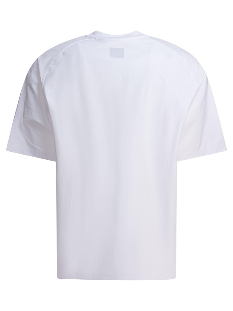 white polyester t-shirt by Selfnex