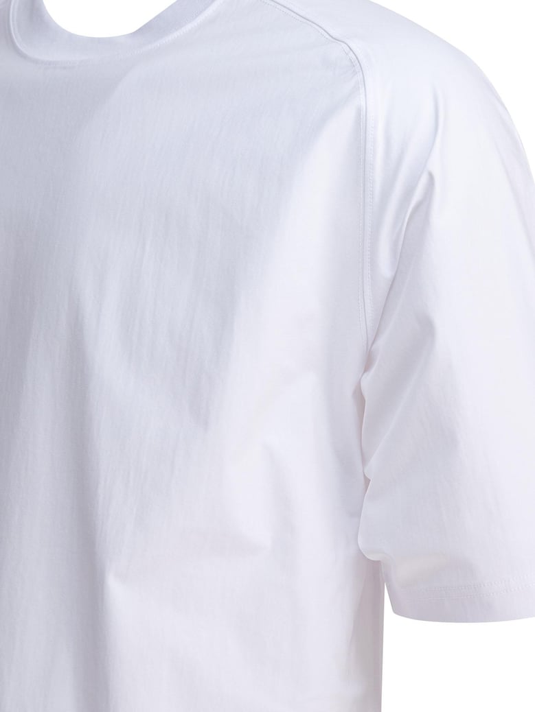 white polyester t-shirt by Selfnex