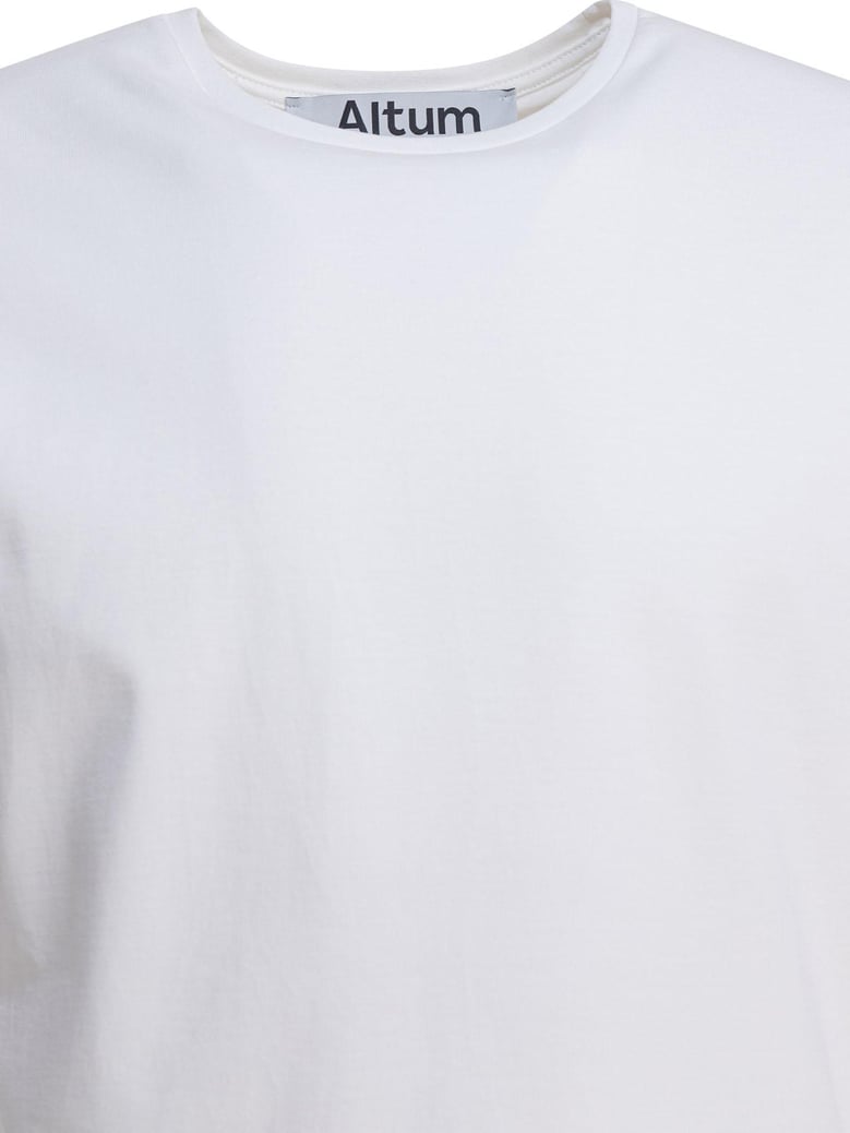 white cotton t-shirt by Selfnex