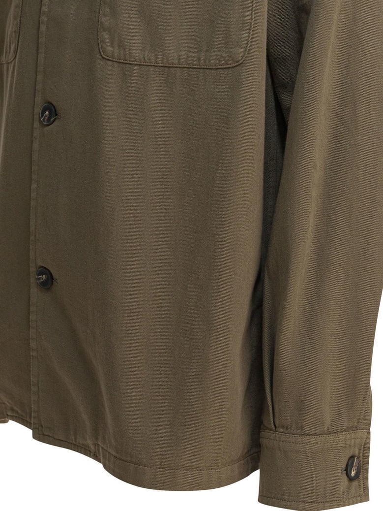 green cotton jacket by Selfnex