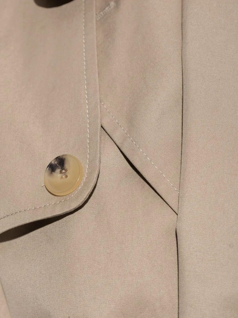 beige cotton clothing jackets by Selfnex