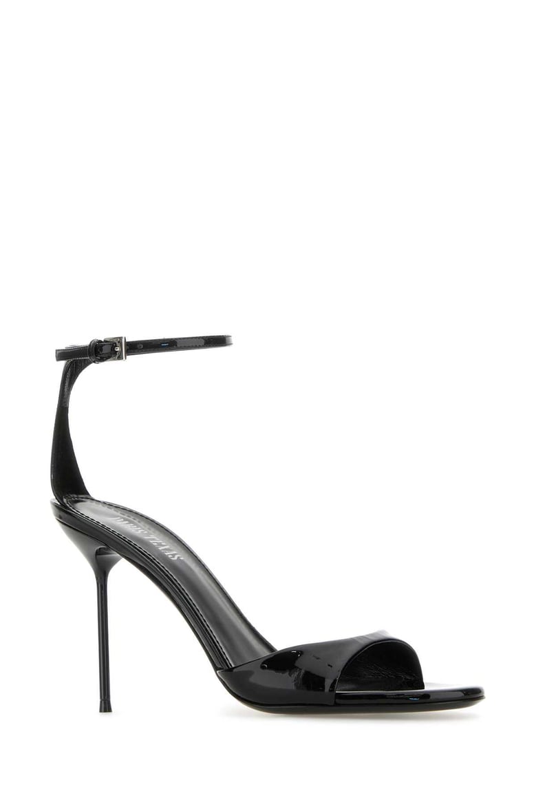 black leather lidia sandals by Selfnex