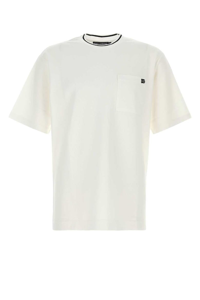 white piquet t-shirt by Selfnex