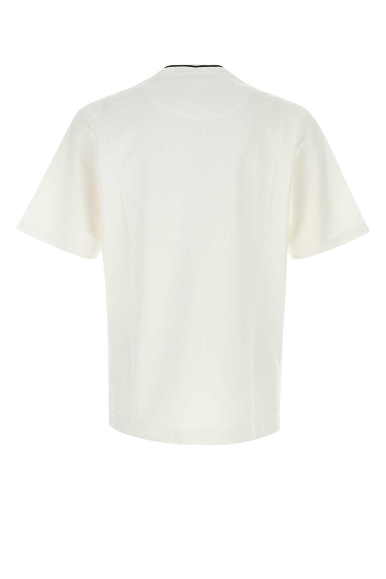 white piquet t-shirt by Selfnex