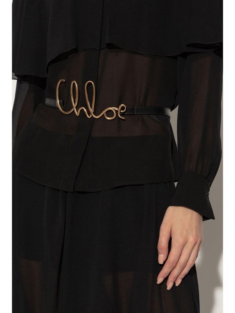 chloè iconic leather belt by Selfnex