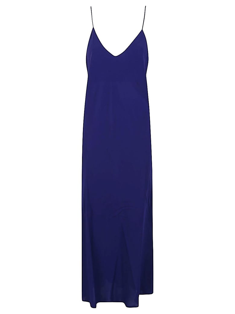 georgette long slip dress by Selfnex
