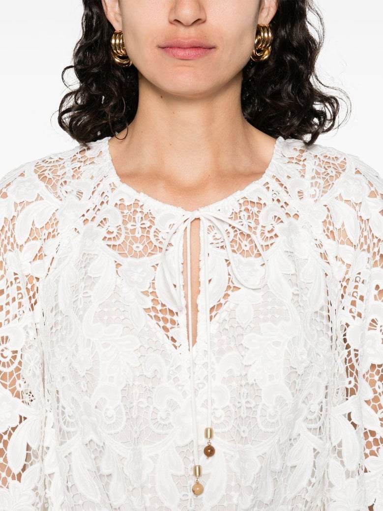 coco lace midi dress by Selfnex