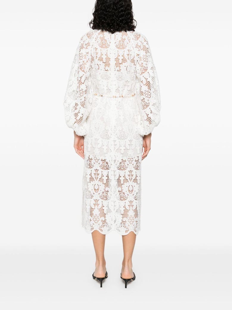 coco lace midi dress by Selfnex