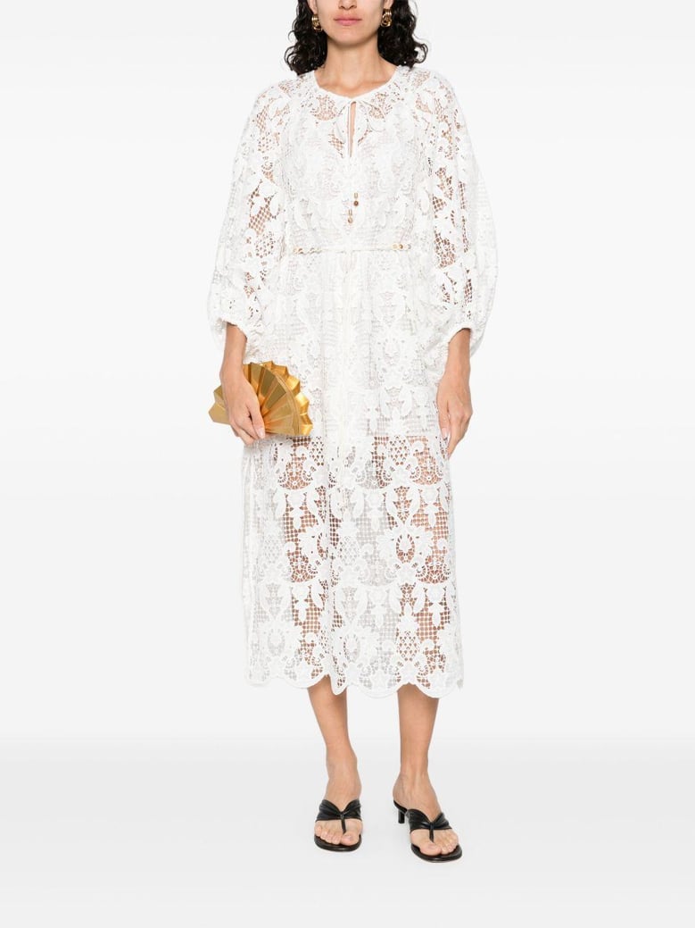 coco lace midi dress by Selfnex