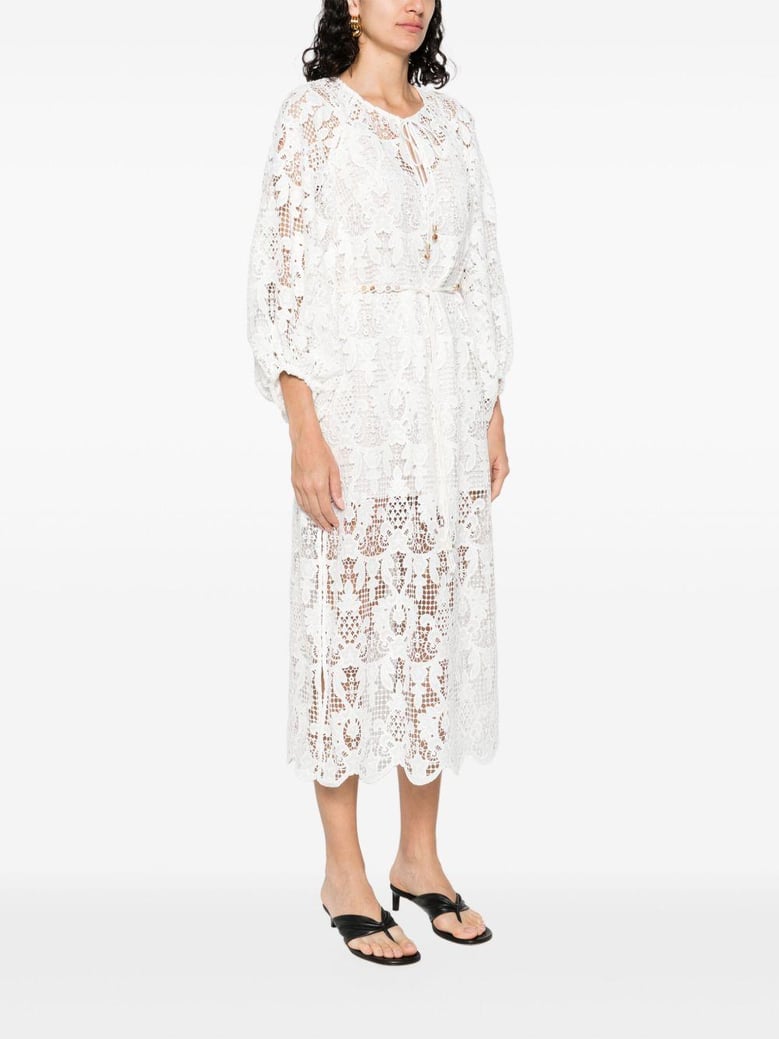 coco lace midi dress by Selfnex
