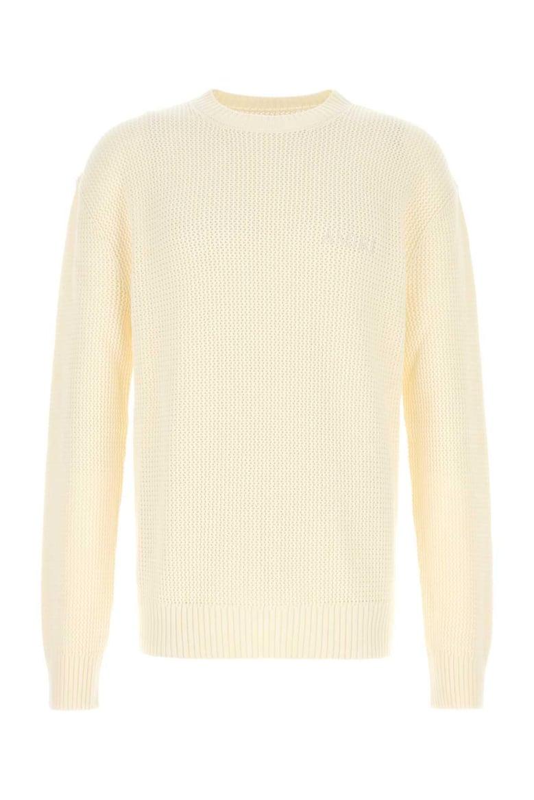 cream crochet sweater by Selfnex