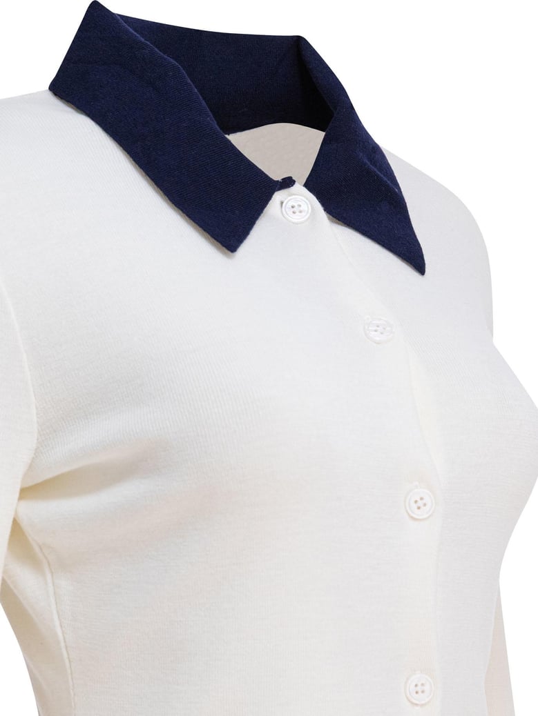 beige wool knitwear by Selfnex