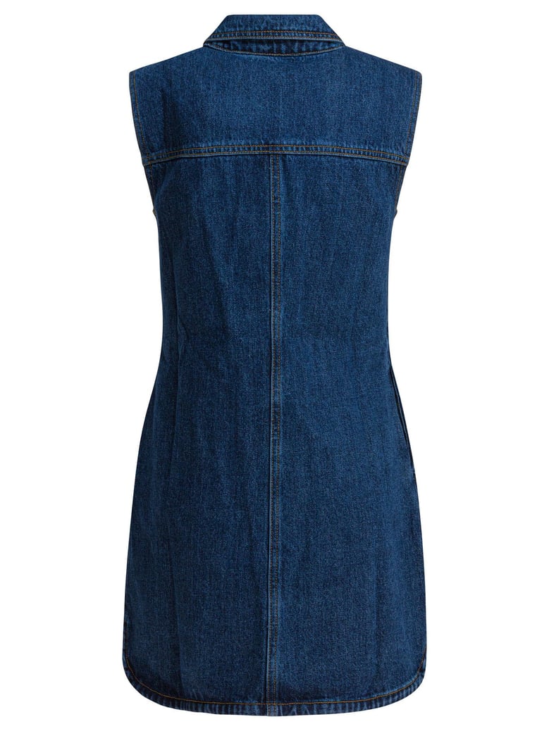 blue cotton dress by Selfnex